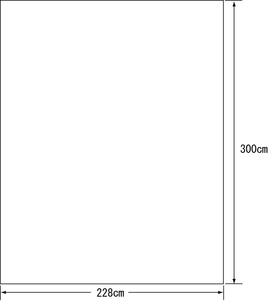 フラットシーツ 綿100% ダブル228×300cm 白 10枚単位