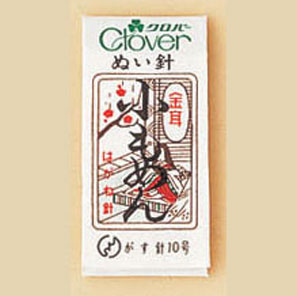 金耳針　小もめん 縫い針 ぬい針 手芸道具 裁縫 ハンドメイド 縫い針 クロバー　11-136　(メール便可)