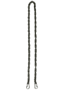 ナスカン付チェーン シルバー 40cm BK-42-S (取り寄せ品) (メール便可)