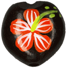 ククイナッツ 柄 天然素材 ハワイアンレイ シェルリング CNG-163 (取り寄せ品) (メール便不可)