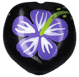 ククイナッツ 柄 天然素材 ハワイアンレイ シェルリング CNG-172 (取り寄せ品) (メール便不可)