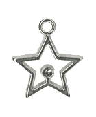 ファスナー飾り(メタルパーツ)　FK-45S　(取り寄せ品)　(メール便可)