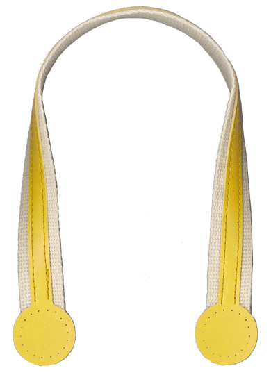 合成皮革アクリル持ち手　手さげタイプ丸型　40cm　YAT-4069　(取り寄せ品)　(メール便可)