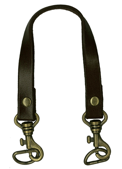 携帯電話ケース用持ち手 本皮 全長22cm(金具部分含む)　BS-2726A　(取り寄せ品)　(メール便可)