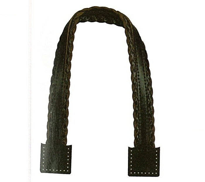アクリルテープ・合成皮革　手さげタイプ持ち手　2本入　40cm　YAM-4005　(取り寄せ品)　(メール便可)