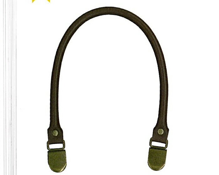 合成皮革　手さげタイプ持ち手　2本入　40cm　YAK-401A　(メール便可)