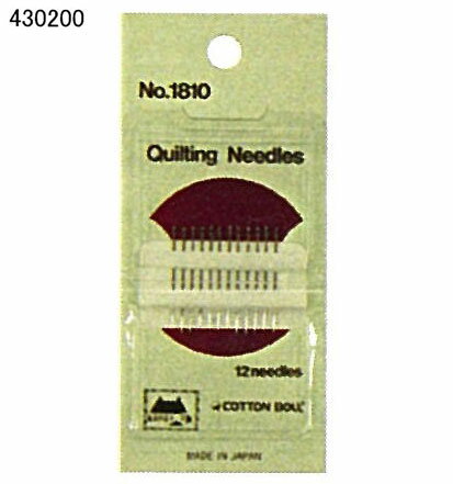 コットンボール　CB キルト針　24.4mm　12本入　430200　(メール便可)