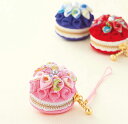 手芸キット つまみ細工 マカロンのコインケース ウォレット 財布 小銭入れ 小物入れ (取り寄せ品) (メール便可)