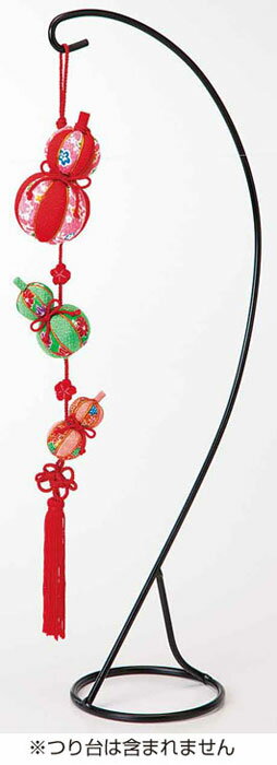 パナミ 手芸キット 京ちりめん三連飾り おめでたづくし(ひょうたん)　LH-313　(取り寄せ品)　(メール便..