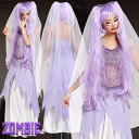 ハロウィン コスプレ 花嫁 コスチューム ゾンビ プリンセス 魔女 可愛い ハロウィン仮装 レディース ホラー ゴスロリ ロング ワンピース ドレス コスプレ衣...