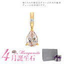 スタージュエリー ネックレス スタージュエリー STAR JEWELRY K10 チャーム TALISMANIC MORGANITE CHARM(4月の誕生石) 2JC0087