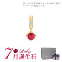 スタージュエリー ネックレス スタージュエリー STAR JEWELRY K10 チャーム TALISMANIC RUBY CHARM(7月の誕生石) 2JC0090