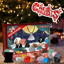 子供教育玩具 クリスマス アドベント ギフトボックス カウントダウンボックス アドベントカレンダー カレンダークリスマス 24個入り 鉱物標本 鉱石クリスマス