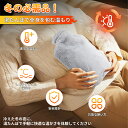 湯たんぽ 注水式 1L お湯 - ゆたんぽ ミニ 柔らかい カバー付き 長時間保温 繰り返し使る お湯入れ式 電気不要 暖かい 防寒グッズ ペット湯たんぽ 睡眠...