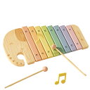 知育玩具 音楽啓蒙 木製の叩き琴 子供 8音 木琴 標準オクターブ音楽玩具ノッキングおもちゃ 無垢材ピアノ 男の子 女の子 子供 幼児 出産祝い 入園お祝い プ...