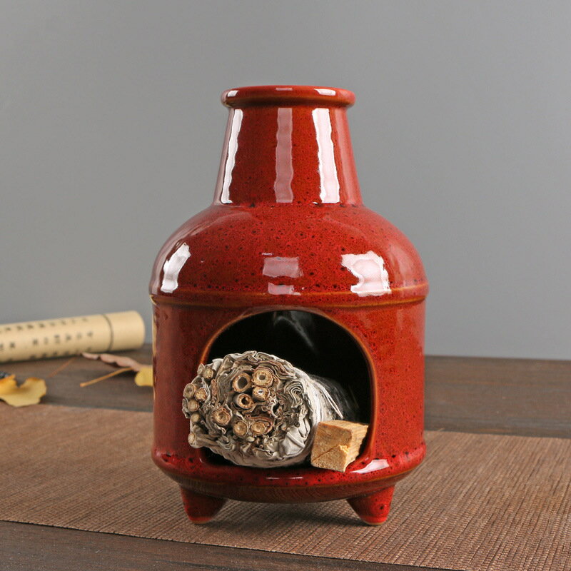 パロサント 受け皿 浄化皿 ホワイトセージ おしゃれ 陶器 暖炉型 灰がこぼれない 空間 水晶 浄化用 多..