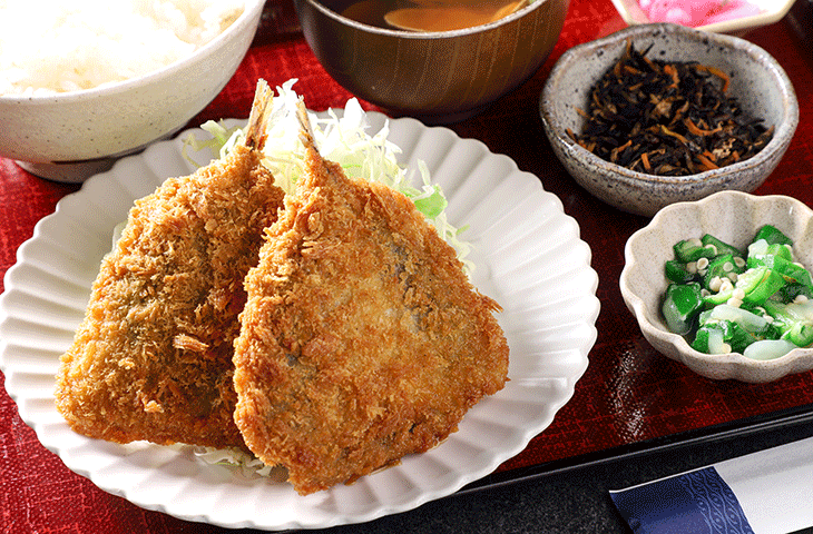 海の幸なのにYAMATOの大葉アジフライ 240g (4枚入り） アジ 鯵 冷凍食品 惣菜 おかず お弁当 おつまみ｜アングル3