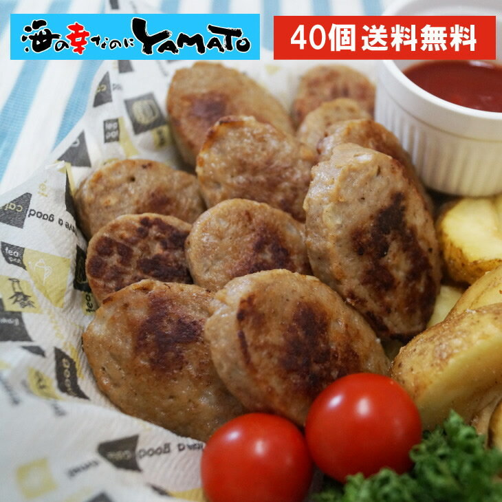 レンチンOK!国産・国内加工 やわらか鶏肉ハンバーグミニ 1.12kg 40個入り 鳥 とり トリ 鶏 惣菜 お弁当 冷凍 【2個で1,000円OFF 3個で2,000円OFFクーポン発行中!】 お歳暮