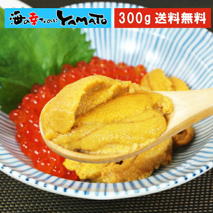 天然生ウニ100g×3パック ミョウバン