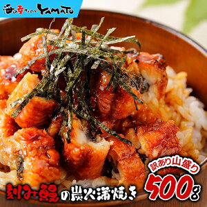 鰻丼で約5杯分！ある時だけのお得な【訳あり】刻み鰻“炭火”蒲焼 山盛り500g 蒲焼きのタレ(山椒付き)5袋付 【2個で1,000円OFF 3個で2,000円OFFクーポン発行中！】うなぎ ウナギ うな丼 丑の日 ひつまぶし 茶漬け うまき 鰻巻き 母の日