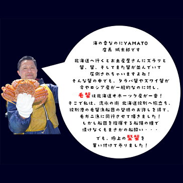 北海道オホーツク紋別産 特大紋別毛蟹 650g前後6尾入 3.9kg前後 毛ガニ かに カニ 年末 年始 お年賀 お歳暮 海の幸