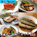 海のごちそうセット 5種のお魚詰め合わせ 湯煎で温めるだけの簡単調理 さば サバ 鯖 いわし イワシ 鰯 さわら サワラ 鰆 たい タイ 金目鯛 ぶり ブリ 鰤...