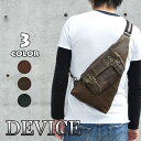 ボディバッグ メンズ/DEVICE (デバイス) 本革 (レザー) ヴィンテージ ボディバッグ (ショルダーバッグ) メンズ レディース ボディバッグ ボディーバッグ 斜めがけバッグ 斜めがけ ブラック 黒 p(4)