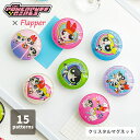パワーパフガールズ マグネット 磁石 グッズ パワパフ キャラクター FLAPPER フラッパー クリスタルマグネット ブロッサム バブルス バターカップ ブリ...