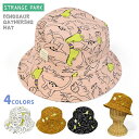 バケットハット レディース メンズ/ Strange Park ストレンジパーク コットン 恐竜 総柄 /軽い 軽量 帽子 ハット アドベンチャーハット サファリハット カジュアル おしゃれ オシャレ かわいい 可愛い アウトドア フェス 登山 キャンプ ゴルフ 春 夏 恐竜柄 動物柄/ p