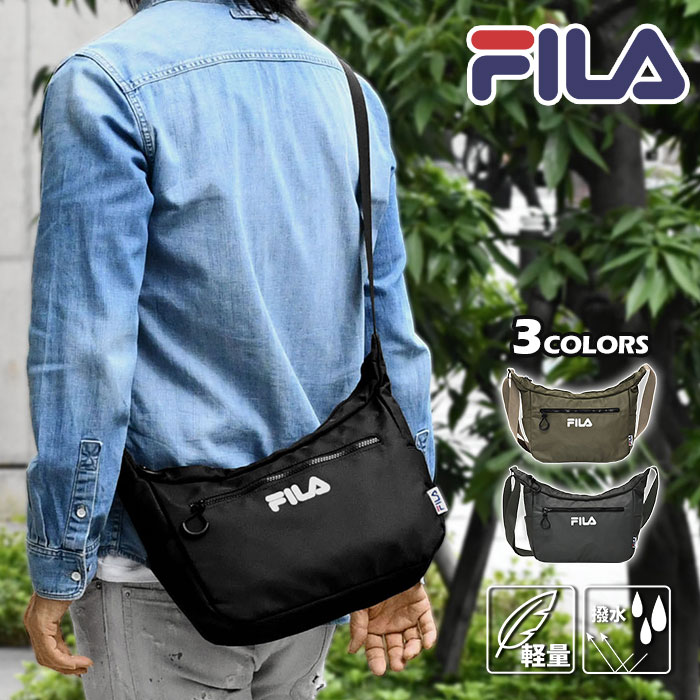 FILA フィラ 撥水 ショルダーバッグ メンズ 斜めがけ かっこいい 小さめ おしゃれ 軽量 スポーティー/ ミニショルダーバッグ 斜めがけバッグ バッグ ポケット 多い たくさん ペットボトルが入る ペットボトル 小さい シンプル 無地 軽い オシャレ 大人 ブランド ナイロン/ pのサムネイル