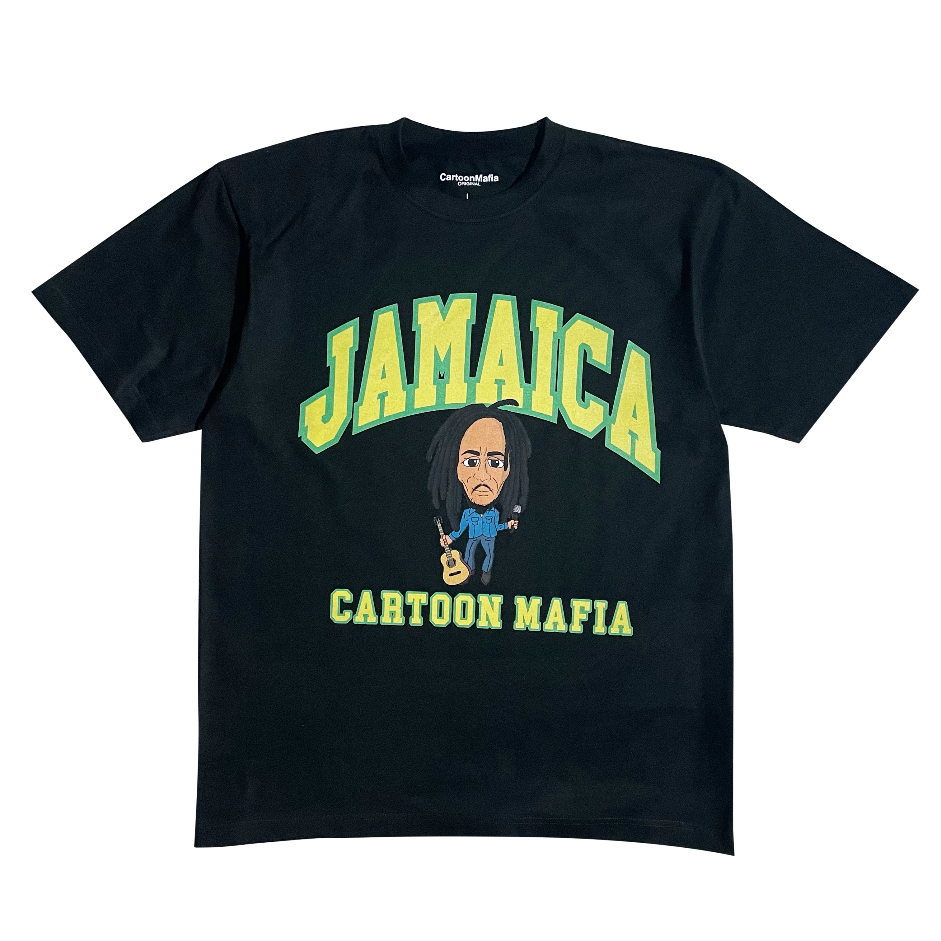 BOB MARLEY TEE -2.COLOR- カートゥンマフィア JAMAICA TEE ボブ・マーリー ヒップホップ 送料無料