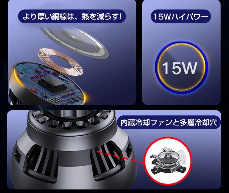 �ں���2000��OFF�ۼֺܥۥ���� �磻��쥹���� �ֺܥ磻��쥹���Ŵ� 15W Qi��®���� ��������᤭�Ф����� �������� ���Ŵ�360�ٲ�ž �Ҽ���� �ֺ� ���ޥۥۥ���� �Ƶ����б� �ֺ� ���� �磻��쥹���żֺܥ磻��쥹���Ŵ� ��®����