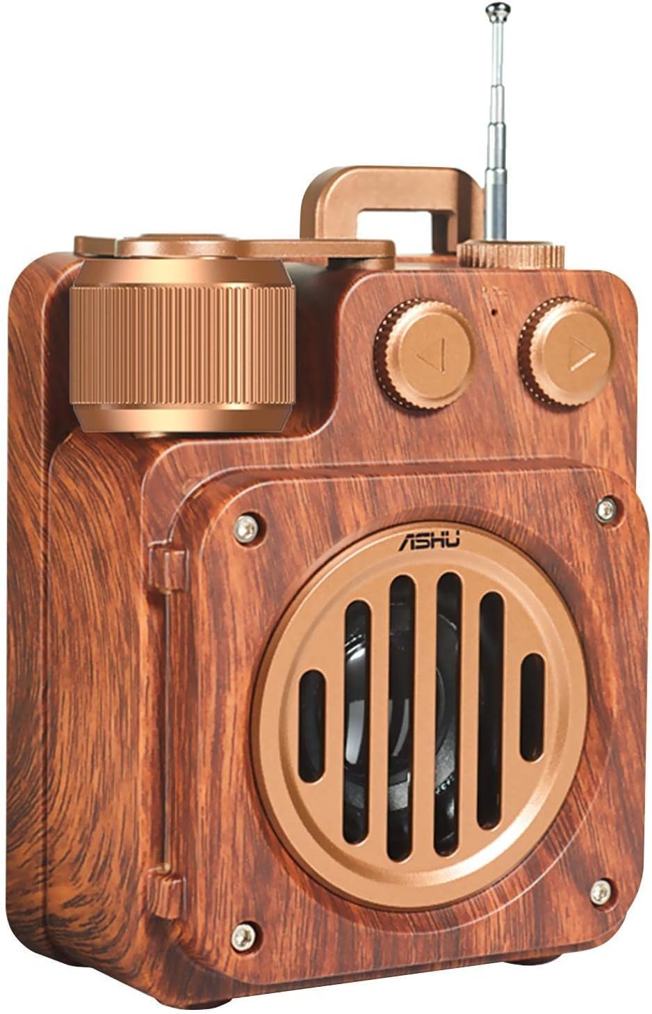 ラジオ ポータブル Am Fm | ワイヤレス ヴィンテージ Am Fm ラジオ - HDステレオサウンドレトロラジオ、10メートル伝送のAM Fmラジオ、オーディオ、USBフラッシュディスク、外部磁気再生