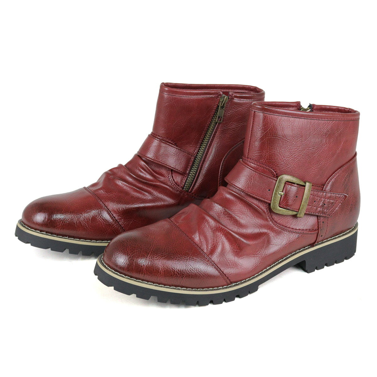 楽天市場】エンジニアブーツ メンズ（カラーワインレッド）（靴）の通販