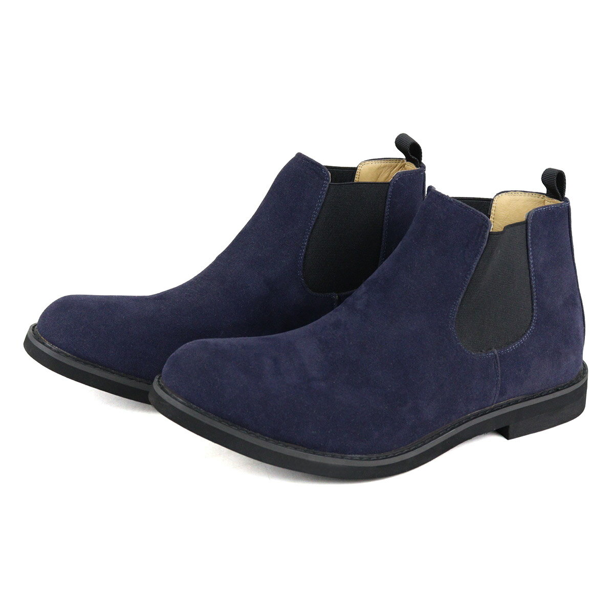 楽天市場】スエード ブーツ メンズ（カラーネイビー）の通販