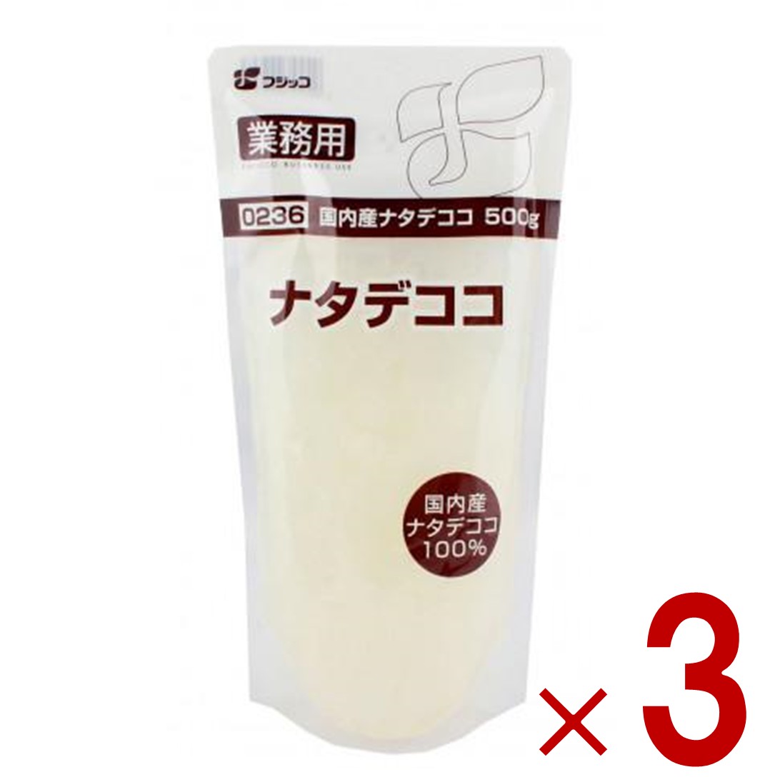 楽天SG Line 楽天市場店フジッコ 業務用 ナタデココ なたでここ 500g 国産 国内産 大容量 お徳用 スイーツ 杏仁豆腐 ゼリー 飲み物 ドリンク デザート 3個