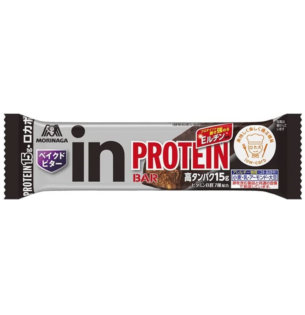 森永製菓 ウイダー inバー プロテイン ベイクドビター 43g インバー ベイクド ビター タンパク質