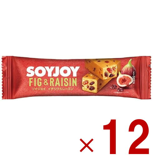 SOYJOY イチジク&レーズン ソイジョイ そいじょい まとめ買い 大塚製薬 大豆 タンパク質 イソフラボン 12個 SOYJOY イチジク&レーズン ソイジョイ そいじょい まとめ買い 大塚製薬 大豆 タンパク質 イソフラボン 12個