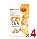 東洋ナッツ 温活くるみ はちみつしょうが味 64g TON’S 冷え性 くるみ しょうが はちみつ ジンジャーエキス 便秘 辛口 4個