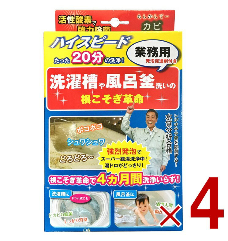 宮崎化学 根こそぎ革命 業務用 カビ取り洗浄剤 風呂釜 洗濯槽 大掃除 ハイスピード 100％酵素 強力除菌..