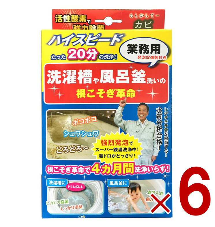 宮崎化学 根こそぎ革命 業務用 カビ取り洗浄剤 風呂釜 洗濯槽 大掃除 ハイスピード 100％酵素 強力除菌..