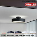 特典ありART WORK STUDIO AW-0556E Glow 5000 LED-ceiling lamp グロー5000LEDシーリングライト おしゃれ LED内蔵 天井照明 リモコン 無段階調光 直付け 取り付け簡単 コンパクト シンプル 約12畳用 アートワークスタジオ