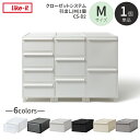 【レビューでプレゼント】CS-D2 like-it ライクイット クローゼットシステム 収納ケース 日本製 白 黒 グレー ベージュ クローゼット 収納 ケース...