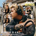 【レビューでプレゼント】MONITOR3ANC-BLACK MONITOR III A.N.C. ノイズキャンセリングヘッドホン Marshall マーシャル アクティブノイズキャンセリング ワイヤレス ヘッドホン 国内正規品 長時間 モニター ノイズキャンセル bluetooth ヘッドフォン 高級 高音質 マイク付き