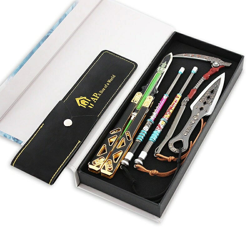 APEX LEGENDS エーペックスレジェンズ グッズ スーパーレジェンダリースキン　人気4キャラセット レイス　オクタン　レヴェナント　ライフライン　リアル コレクション キーチェーン ギフト デスクデコレーション アクセサリーセット キーホルダーのサムネイル