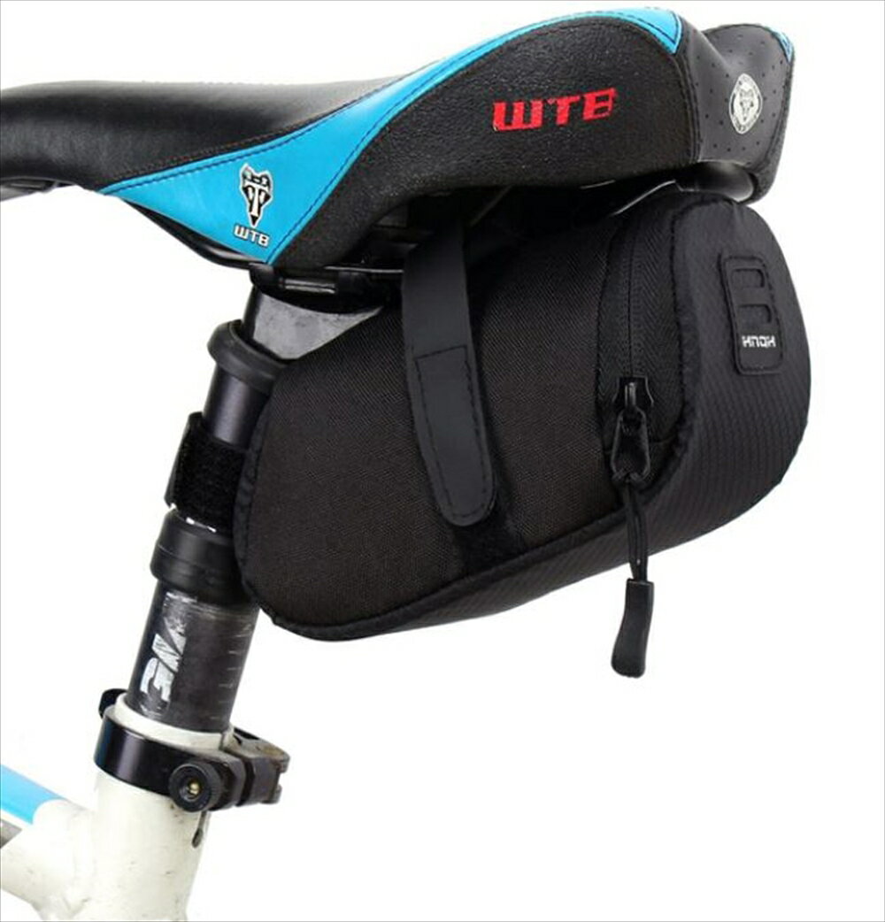 【サドルバッグ】ロードバイク クロスバイク 自転車 サイクリング バルブキャップ 空気入れ ドレスアップ タイヤバルブ 修理 自転車アクセサリー 簡単取り付け ライト取付け可能 SH1