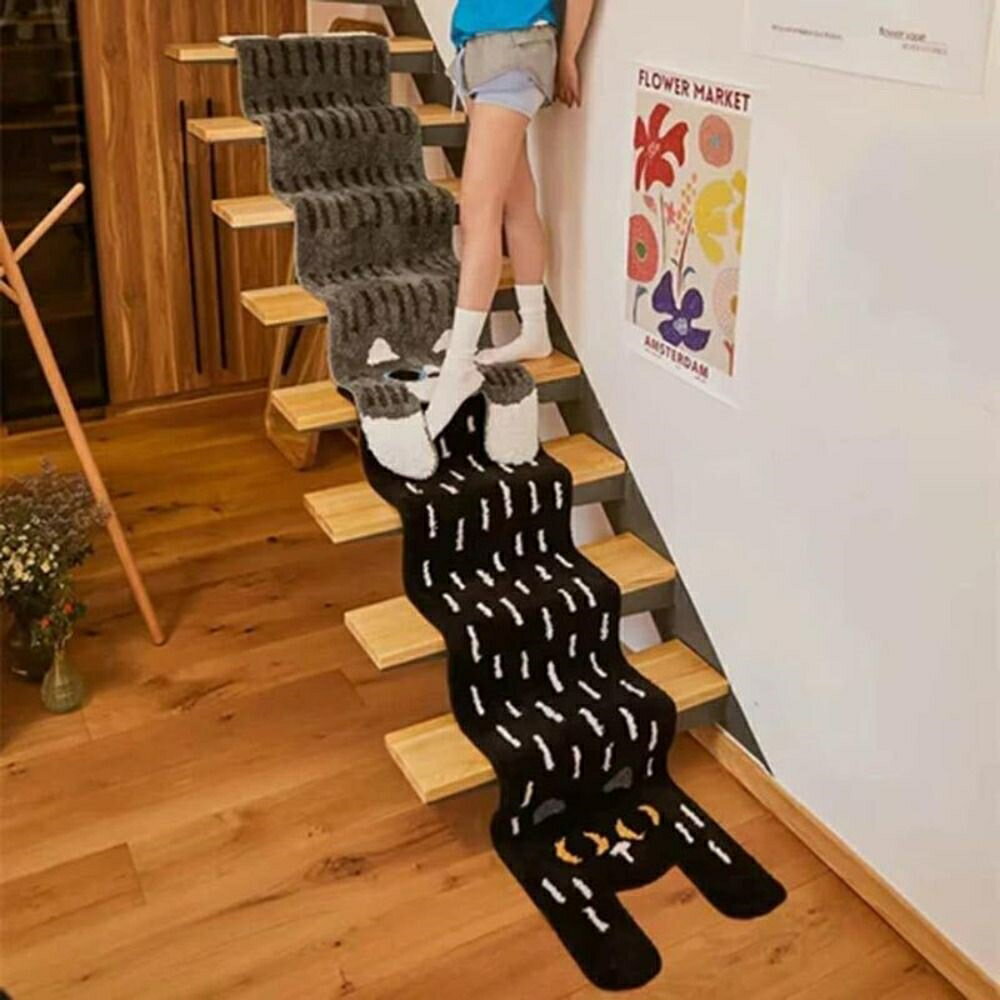【猫のキッチンマット】ねこ ネコ 猫 カーペット かわいい リアル 贈り物 癒し 寝室 キッチン 本物 そっくり ペット プレゼント 縫いぐるみ ギフト 子供 誕生日 大きい おしゃれ SH1のサムネイル