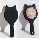 【猫型ヘアコーム くし】猫耳 コーム マッサージ マッサージコーム エアクッション ブラシ ハードブラシ ヘア スタイリング ネコ 動物 ねこ 猫 可愛い おし...