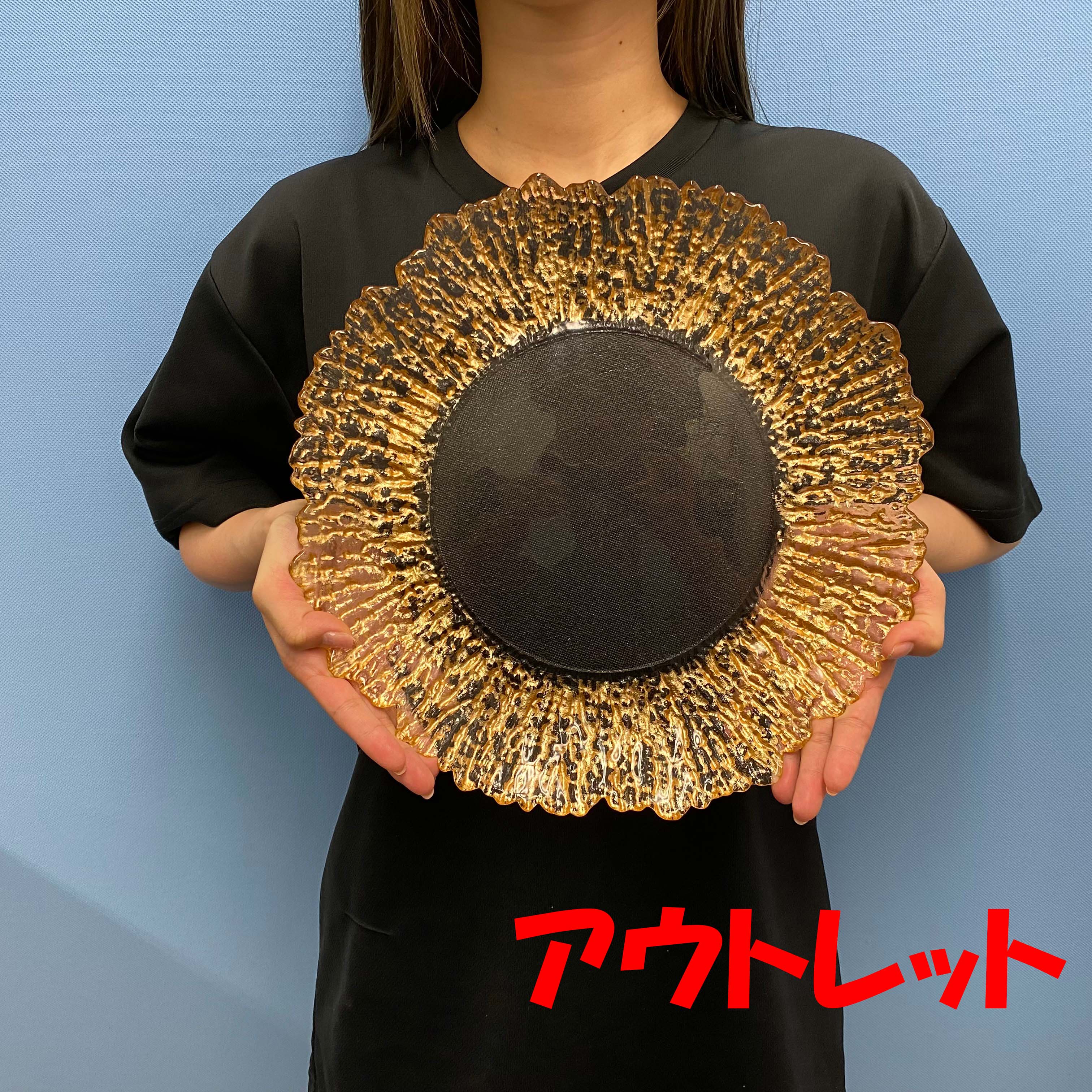 【アウトレット ガラス皿 大皿 33センチ】パスタ皿 業務用 海鮮 皿 食器 器 うつわ 専用 プレート おし..