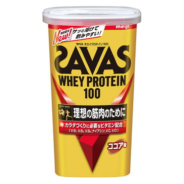 《明治》 ザバス ホエイプロテイン100 ココア味 294g（約14食分）